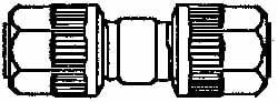 Compression Tube Union: 1/4